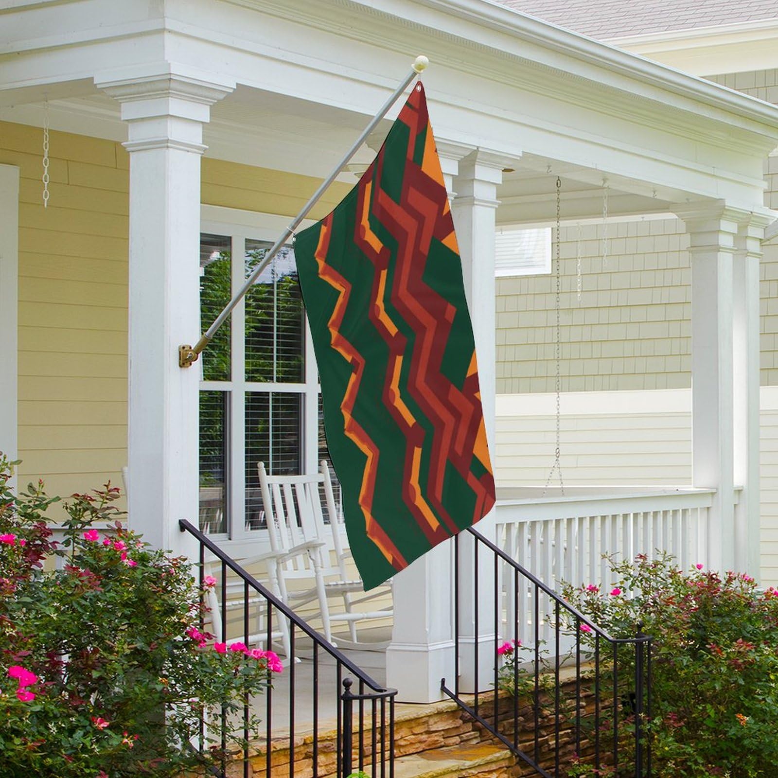 Drapeau Jardin Croisé Celtique Ancien - 90x150 Cm - Polyester Résistant Aux Intempéries - œillets Métal - Pour Porche, Balcon, Extérieur