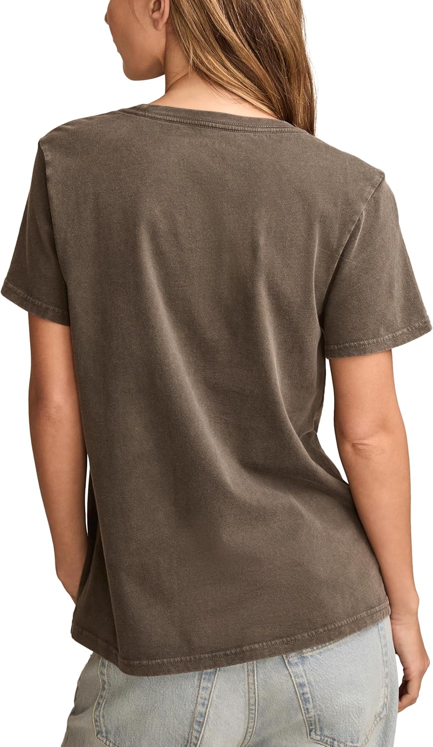 Lucky Brand Womens Embellished Sun Classic Crew - Image 4