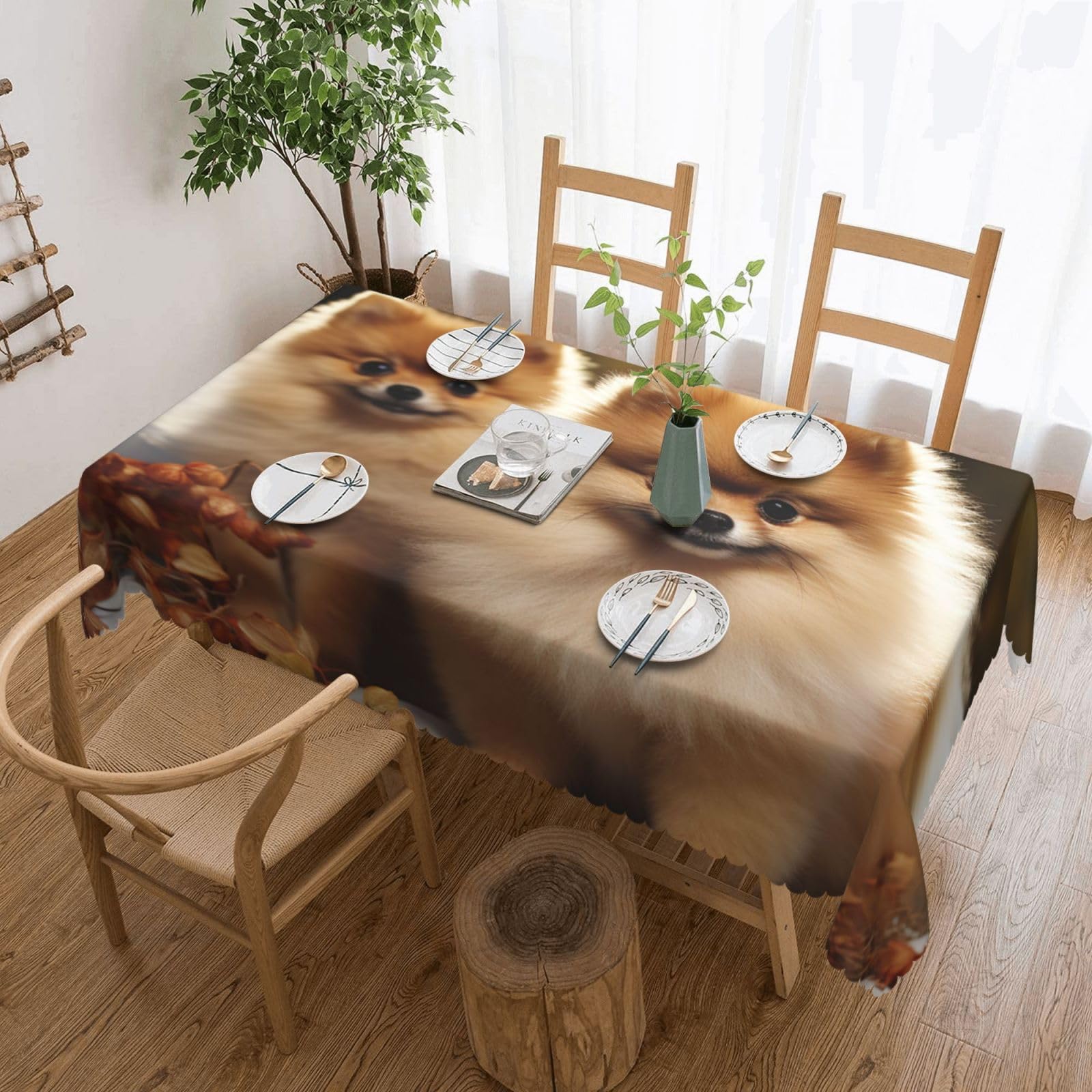 Nappe anti-tache Poméranie pour protéger la table des enfants