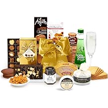 Premium Non-Alcoholic Gift Set   Wellington Alcohol-Free Hamper t with Sparkling Presse, Farmhouse Cheddar, Chocolate Cake, Pate   Birthday Food & Drink Gifts, from Regency Hampers
