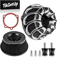 2Pc Air Cleaner Intake Filter Kit for Harley Sportster Iron XL 1200 883 48 Roadster 2004-2022【 A-For: Sportster 2004-2022】