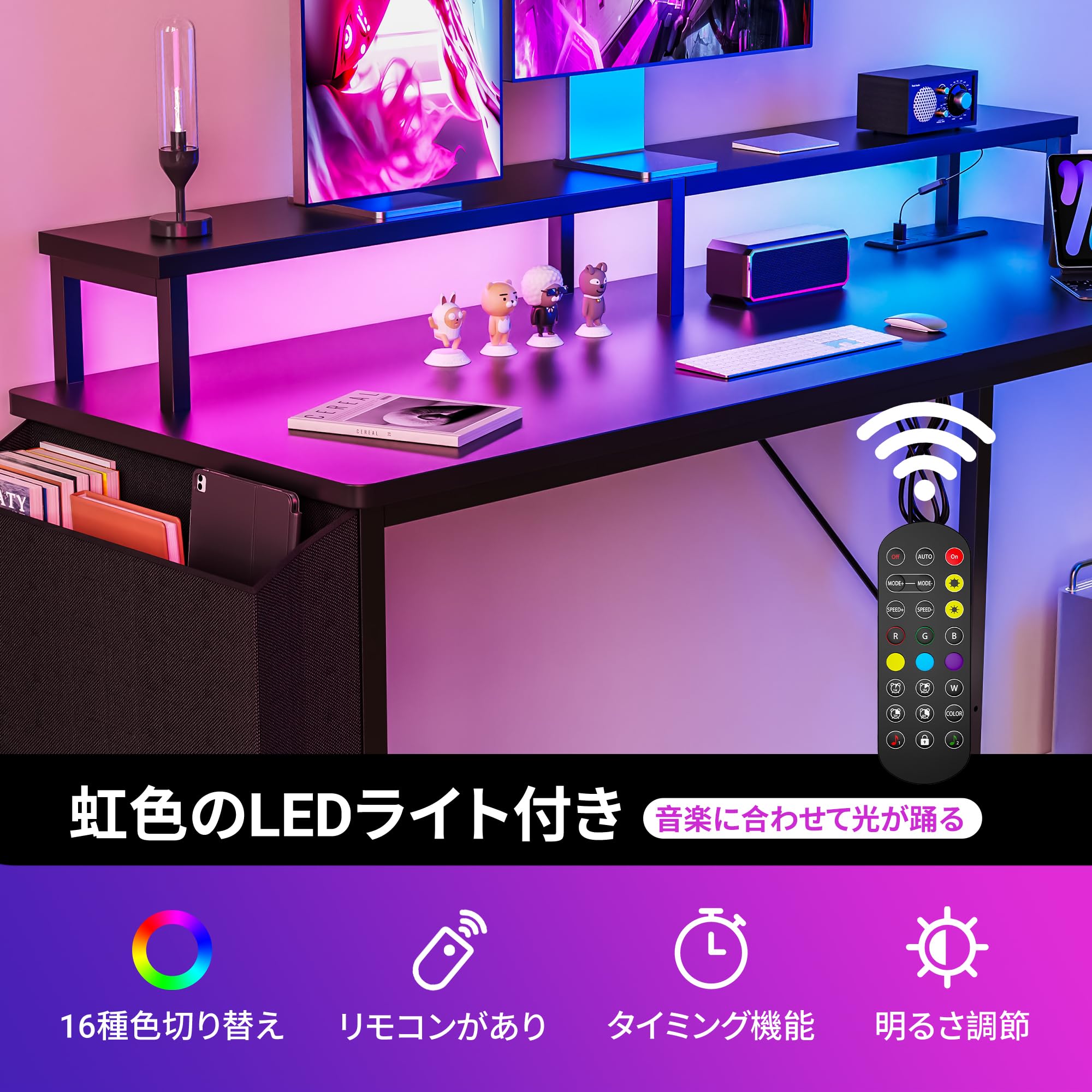 Amazon.co.jp: Alebert l字デスク 机 パソコンデスク「メーカー一年 