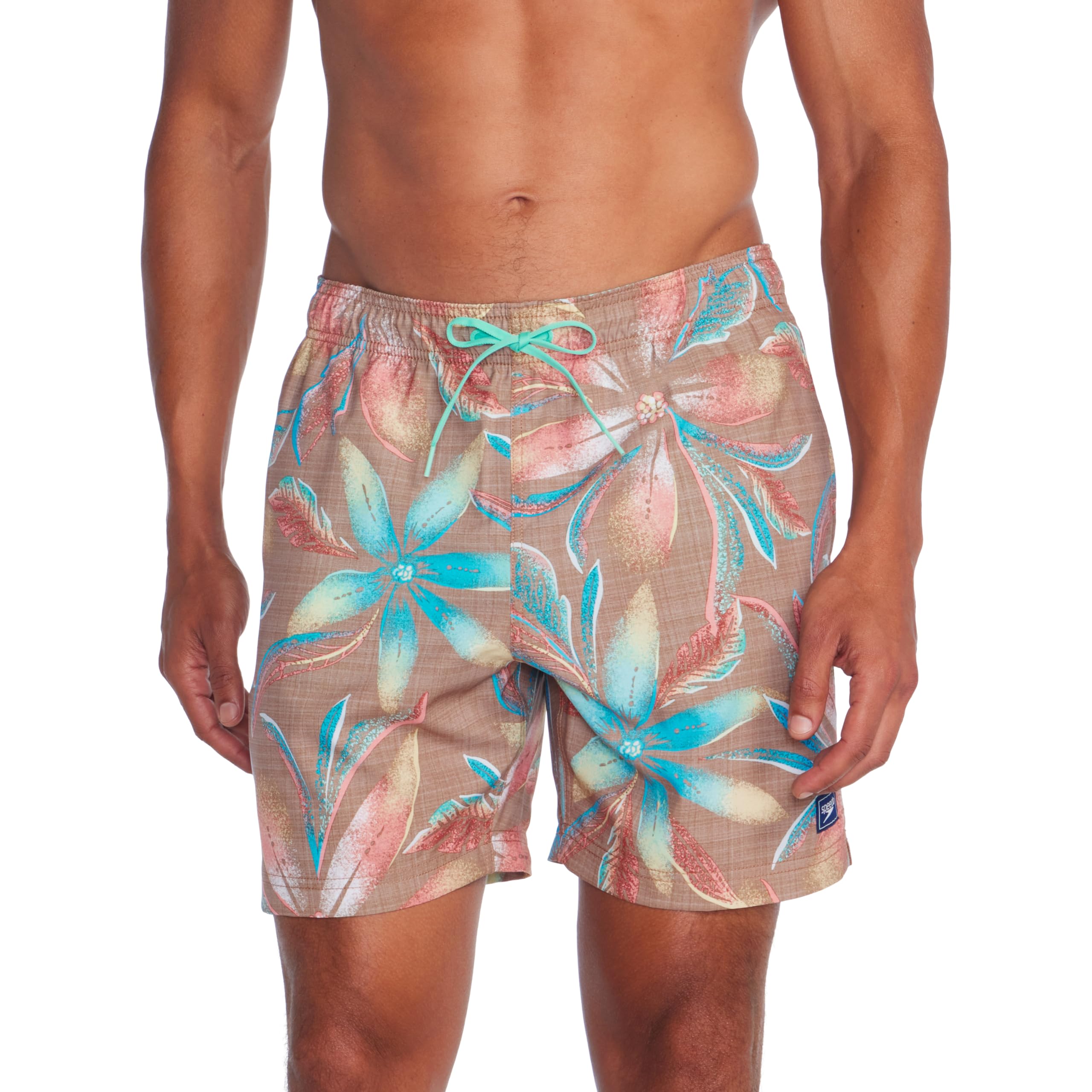 Speedo Unisex Miramar Floral 'S Swim Trunk Mid Length Redondo, XX-Large