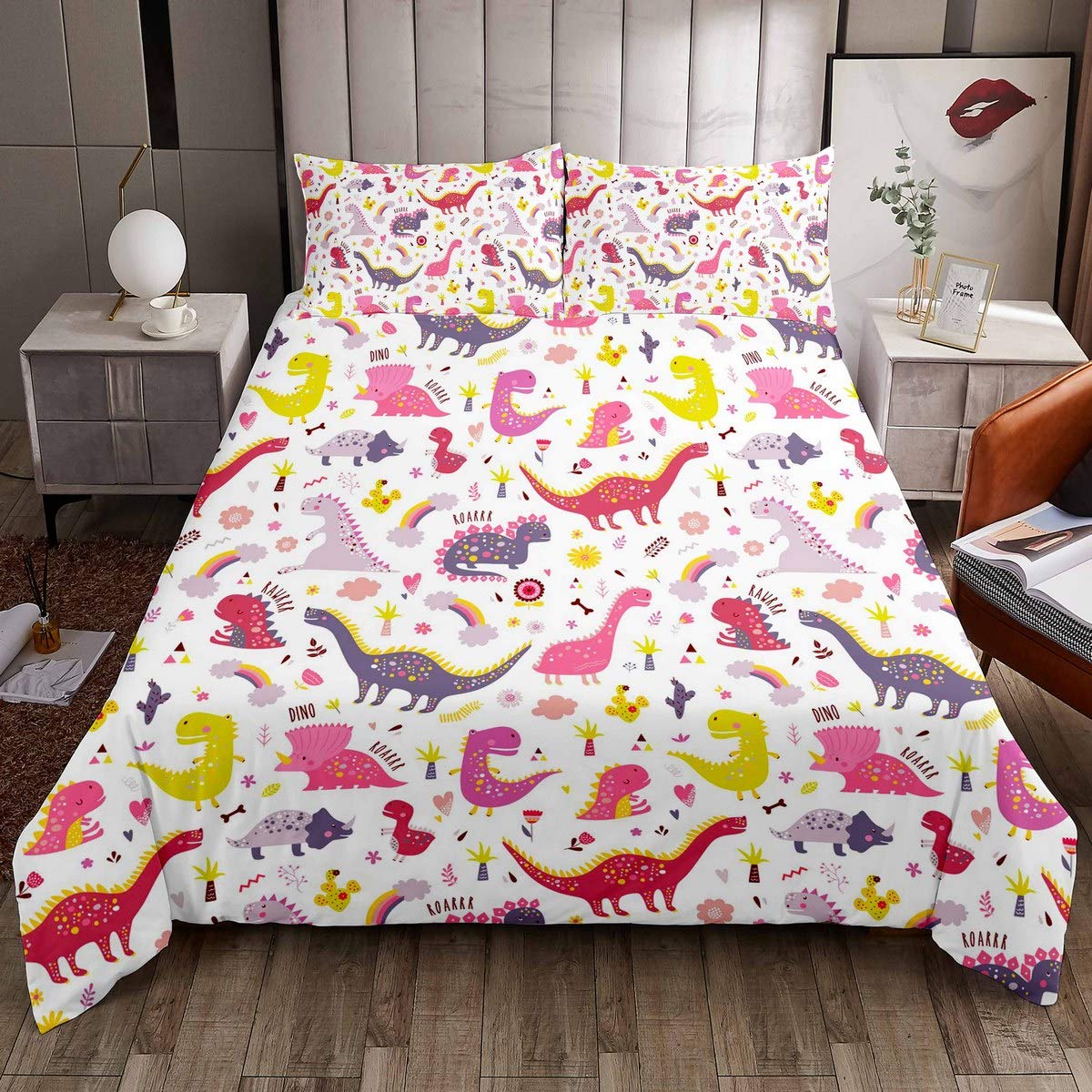 Set Di Biancheria Da Letto Per Ragazzi 140x200 Dinosauri Colorati Dreams Dinos 87538550