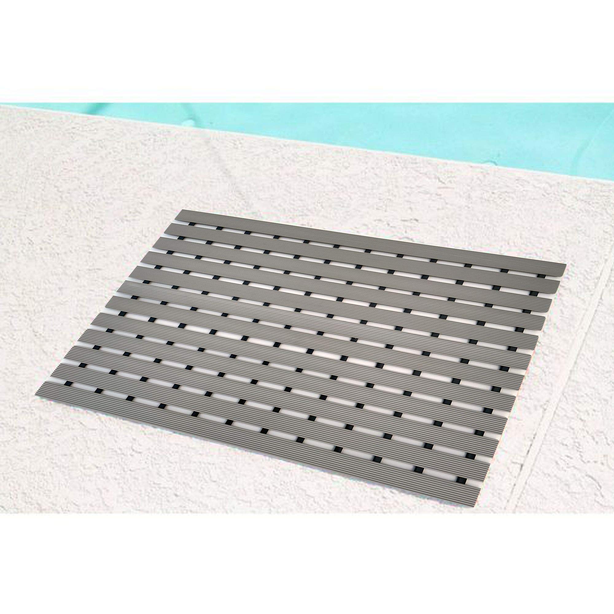Shower Drying Mat NonSlip Bath Drainage Matt Slatted Duckboard