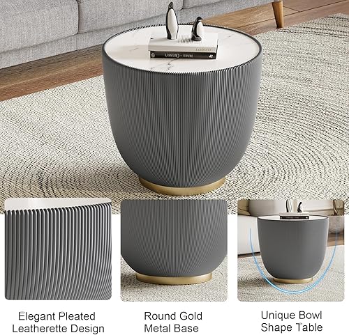 Miniatura 90 de Mesa de centro rústica marrón para sala de estar, mesas centrales rectangulares, moderna y elegante mesa de cóctel de madera para oficina en casa -