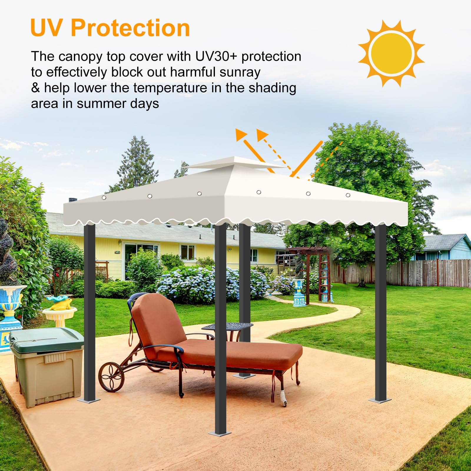 Toit De Rechange Pour Balancelle Housse Pour Toit De Balancelle Canopée