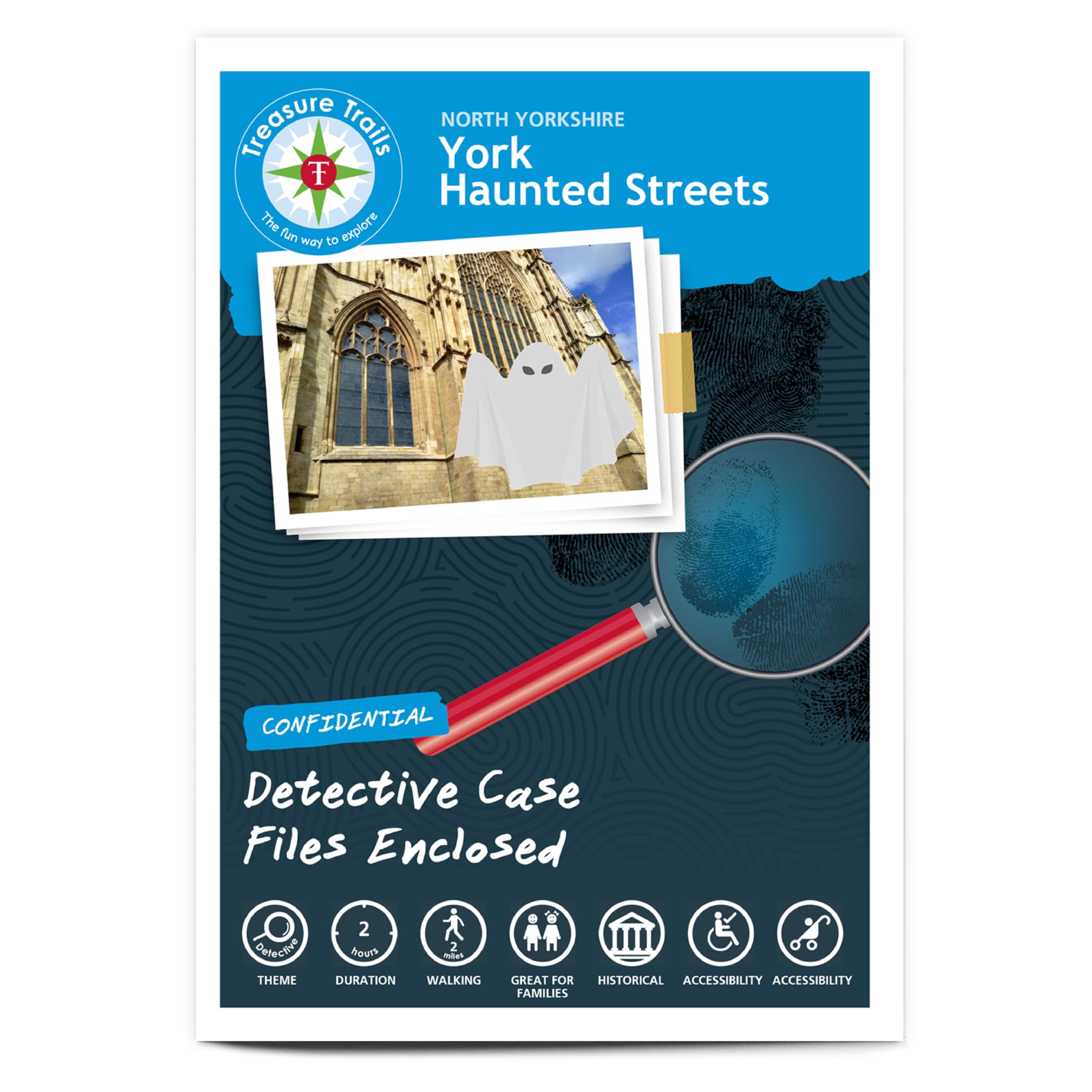 Treasure Trails - York Ghost Themed Treasure Hunt - Group or Solo Fun - York History