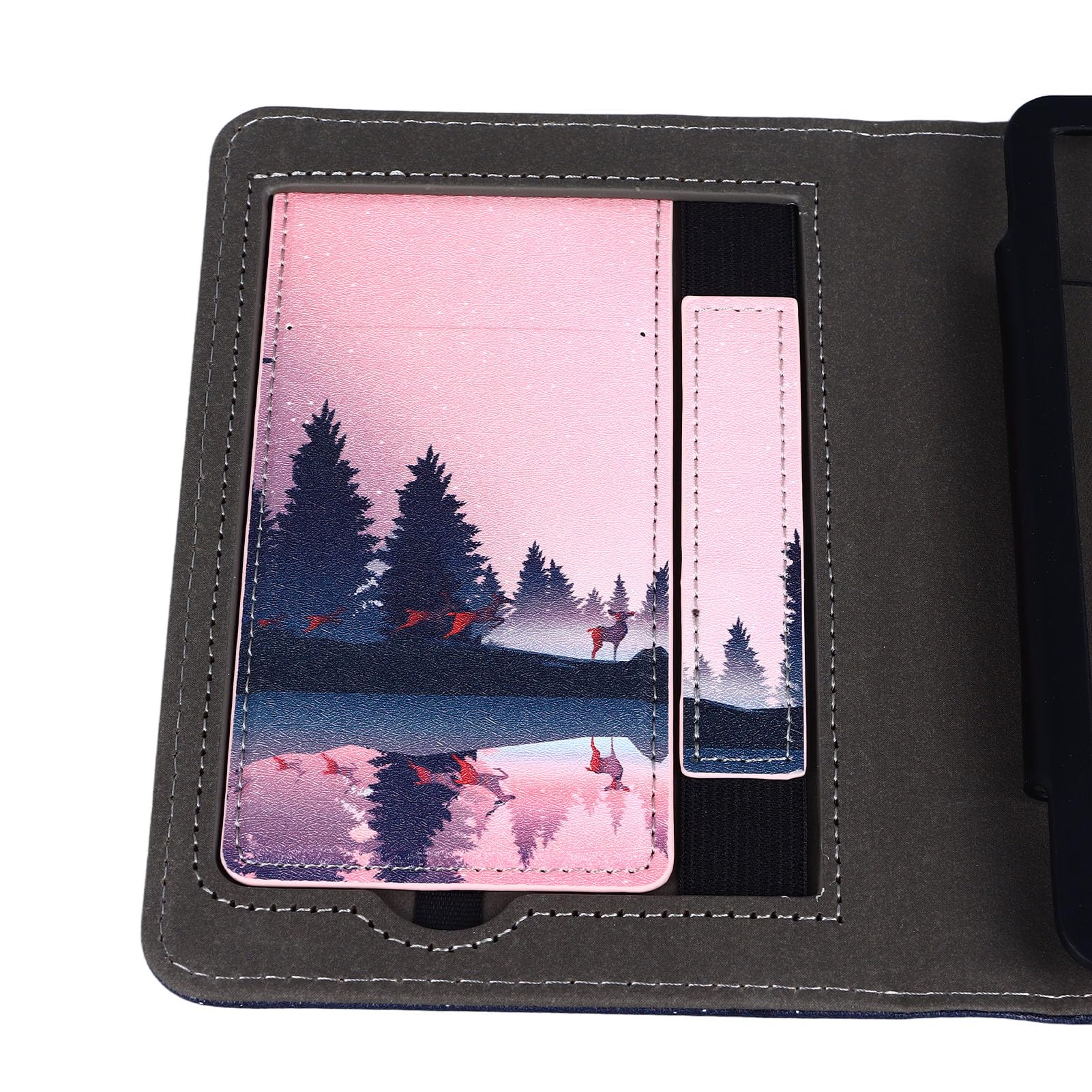 Funda para Lector de Libros, Cómoda Funda Protectora para Libros Electrónicos Resistente a los Arañazos, Correa de Mano con Patrón Exquisito Pintada a Prueba de Polvo, para 11.ª
