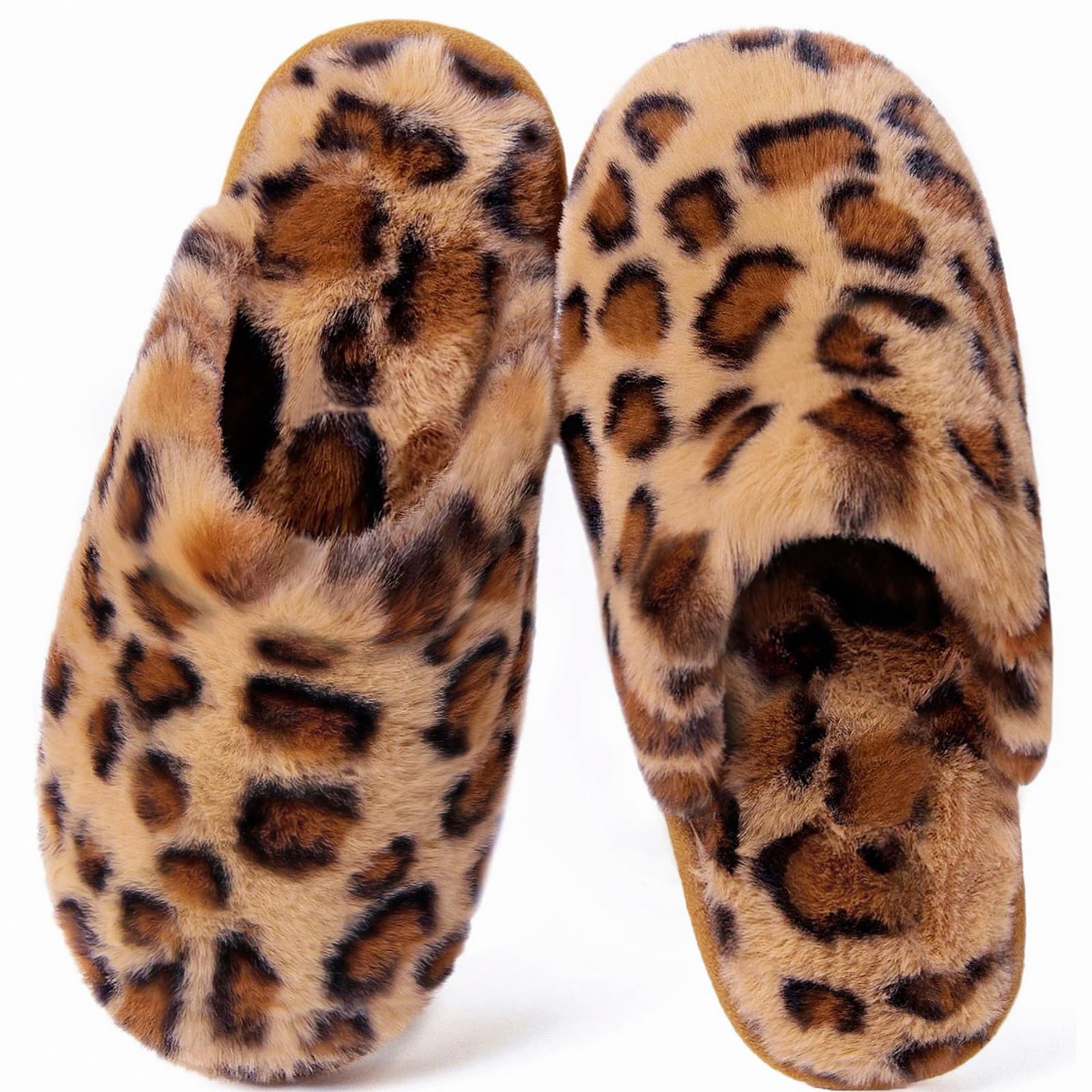 Coswind Pantofole Donna Uomo Invernali Ciabatte Pelose Peluche Calde with Memory Foam Imbottite Casa Antiscivolo Mocassino Scarpe Morbide Comode Unisex Eleganti