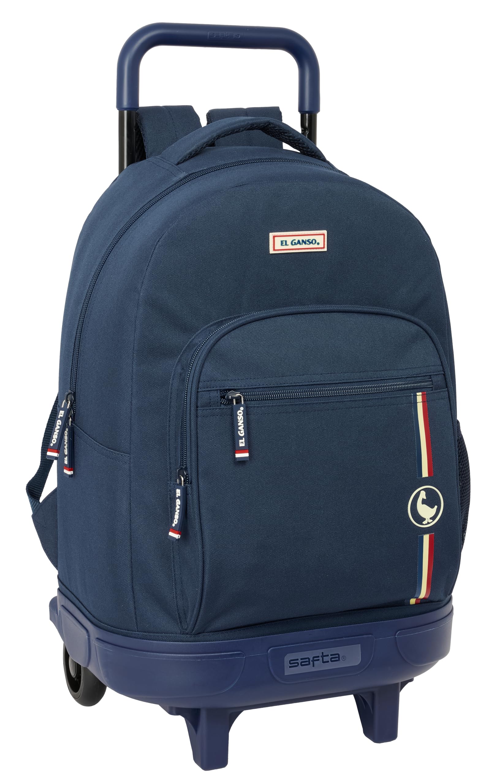 Safta EL GANSO ECLIPSE - Mochila Grande con Ruedas, Compacta, Extraíble, Ideal para Niños de Diferentes Edades, Cómoda y Versátil, Calidad y Resistencia, 33x22x45 cm