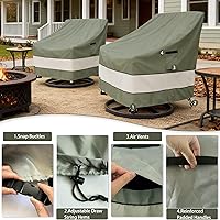 Vista 30 de Funda impermeable para mesa de centro para exteriores, rectangular para mesa auxiliar pequeña, para exteriores, rectangular, impermeable, 48 x 28 x