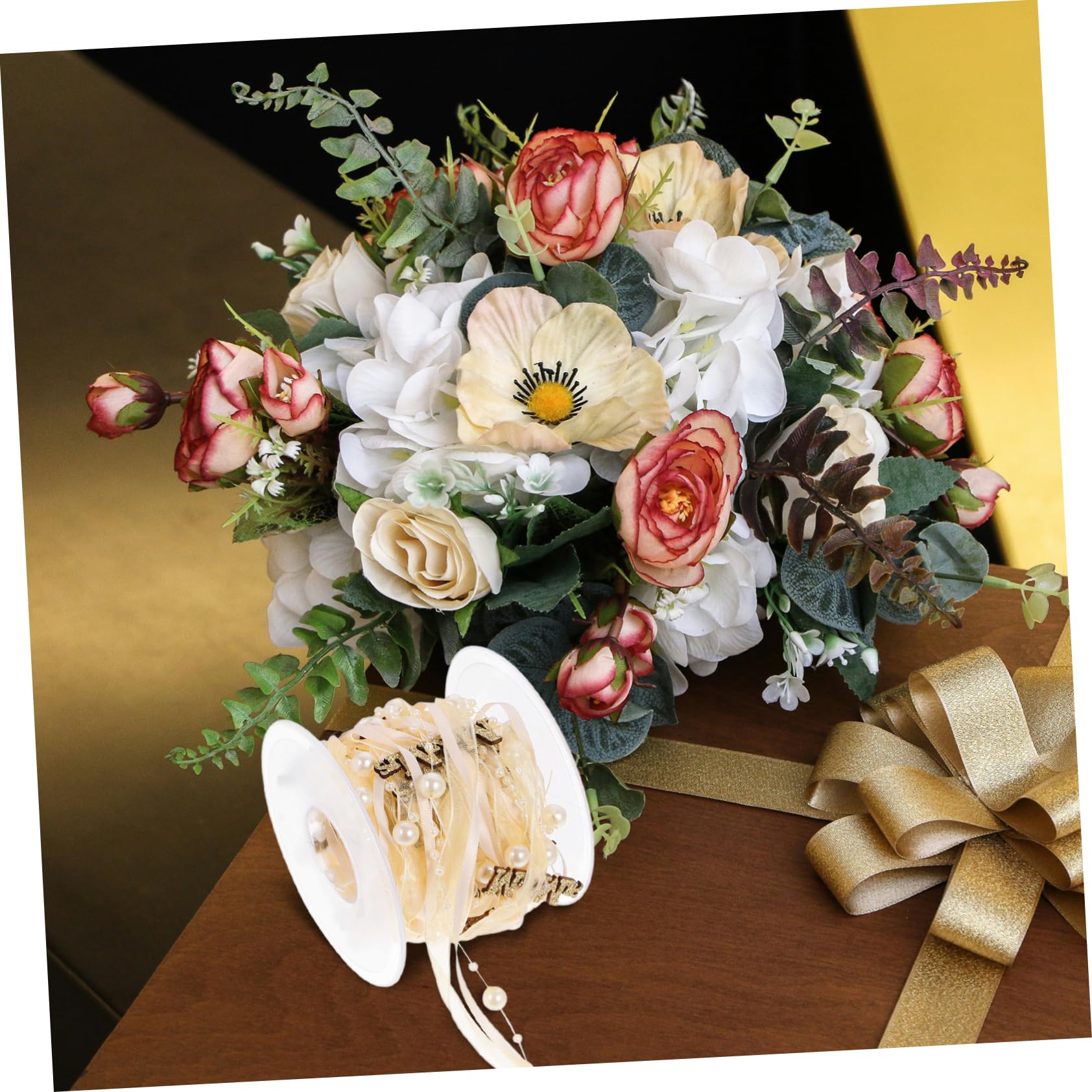 STOBOK 5rollen Hochzeitsdekoration Schleifenband Elegante Satinbänder Für Blumensträuße Und Kreative Bastelprojekte Hochwertige Atmungsaktive Ribbons Für Unvergessliche Anlässe