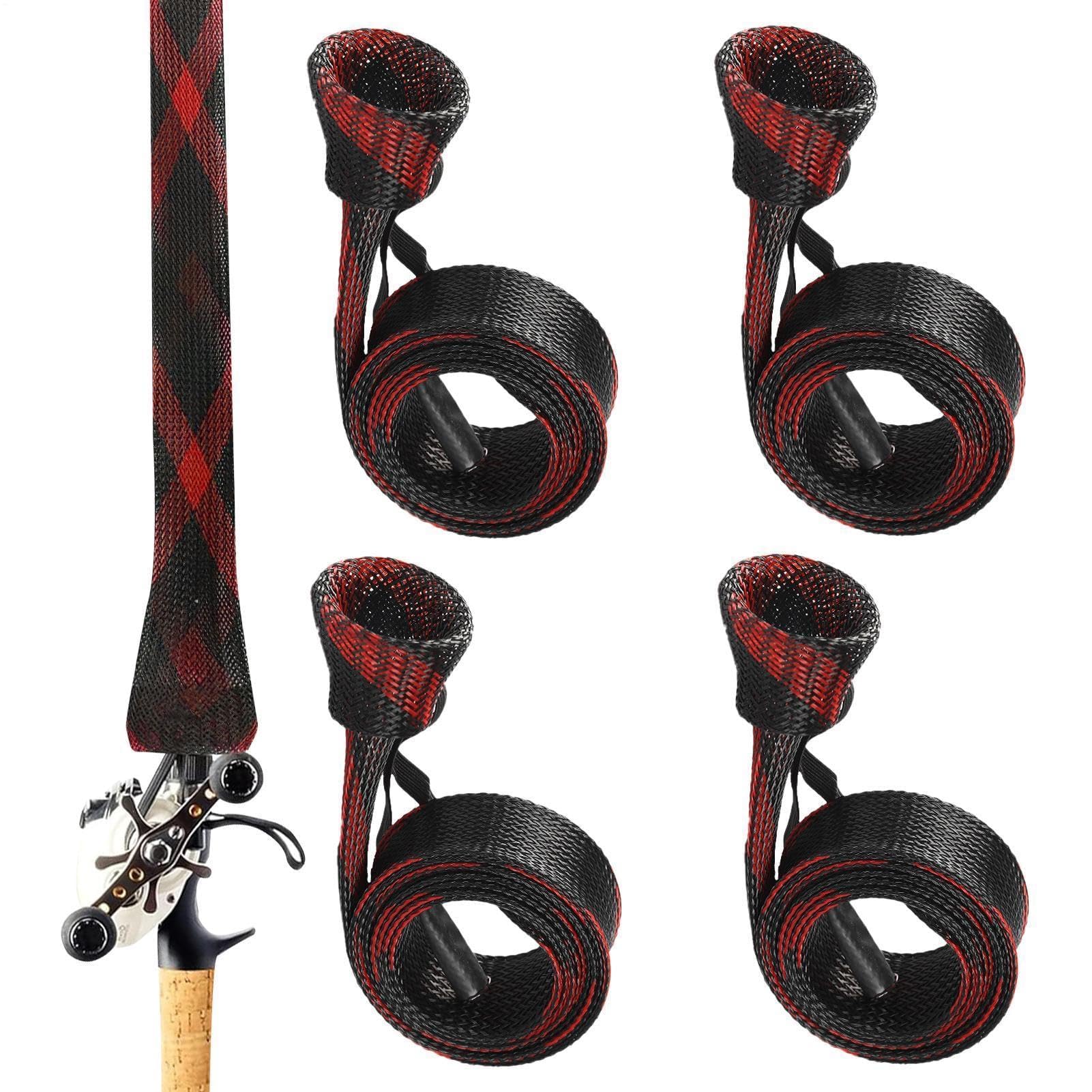 Fundas para caña de pescar, protector impermeable ajustable para surf, playa, lago, kayak, barco, herramienta resistente para viajes, garaje, río, uso en la orilla
