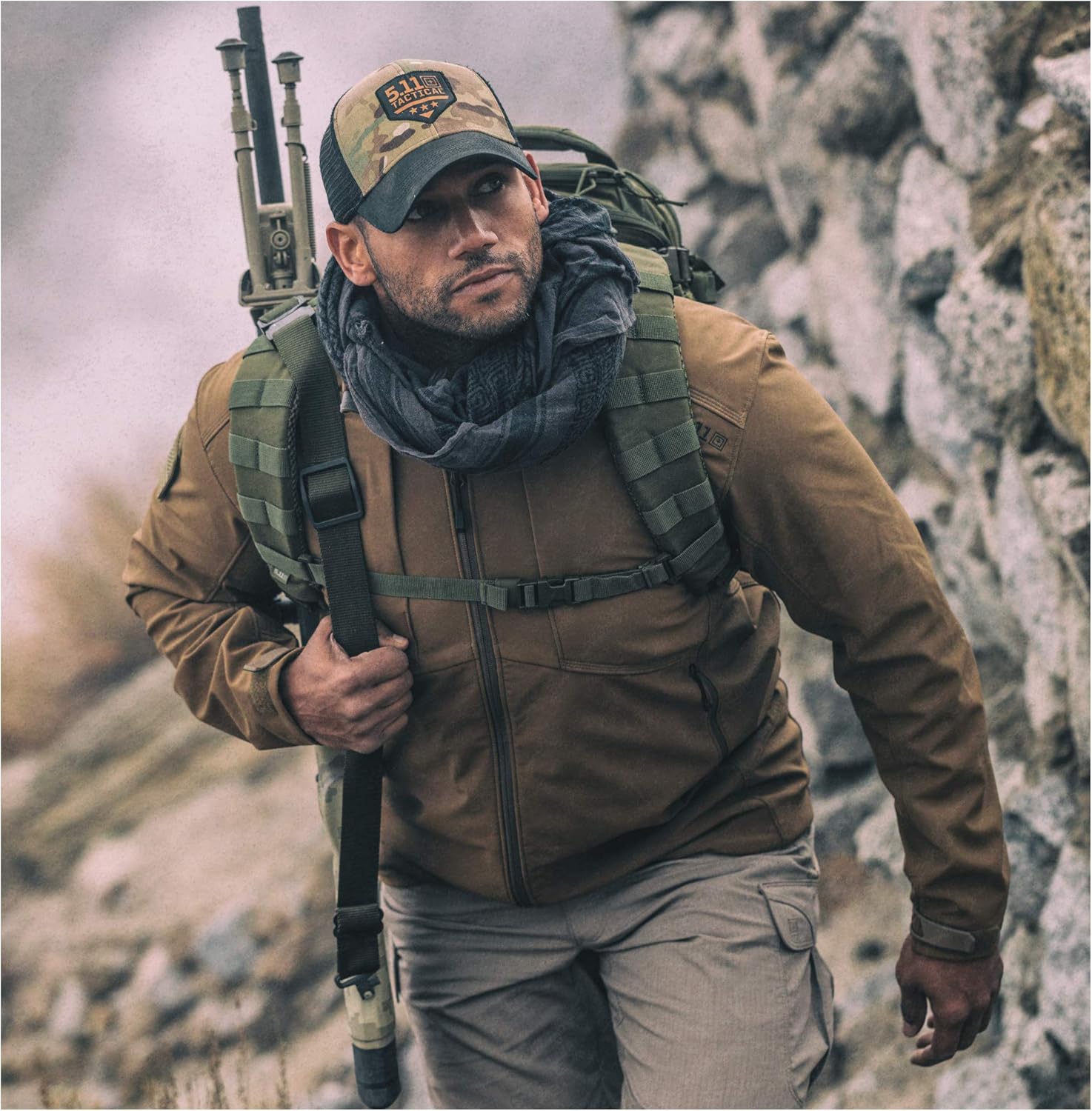 5.11 メンズ テフロン加工タクティカルパンツ/カーゴパンツ