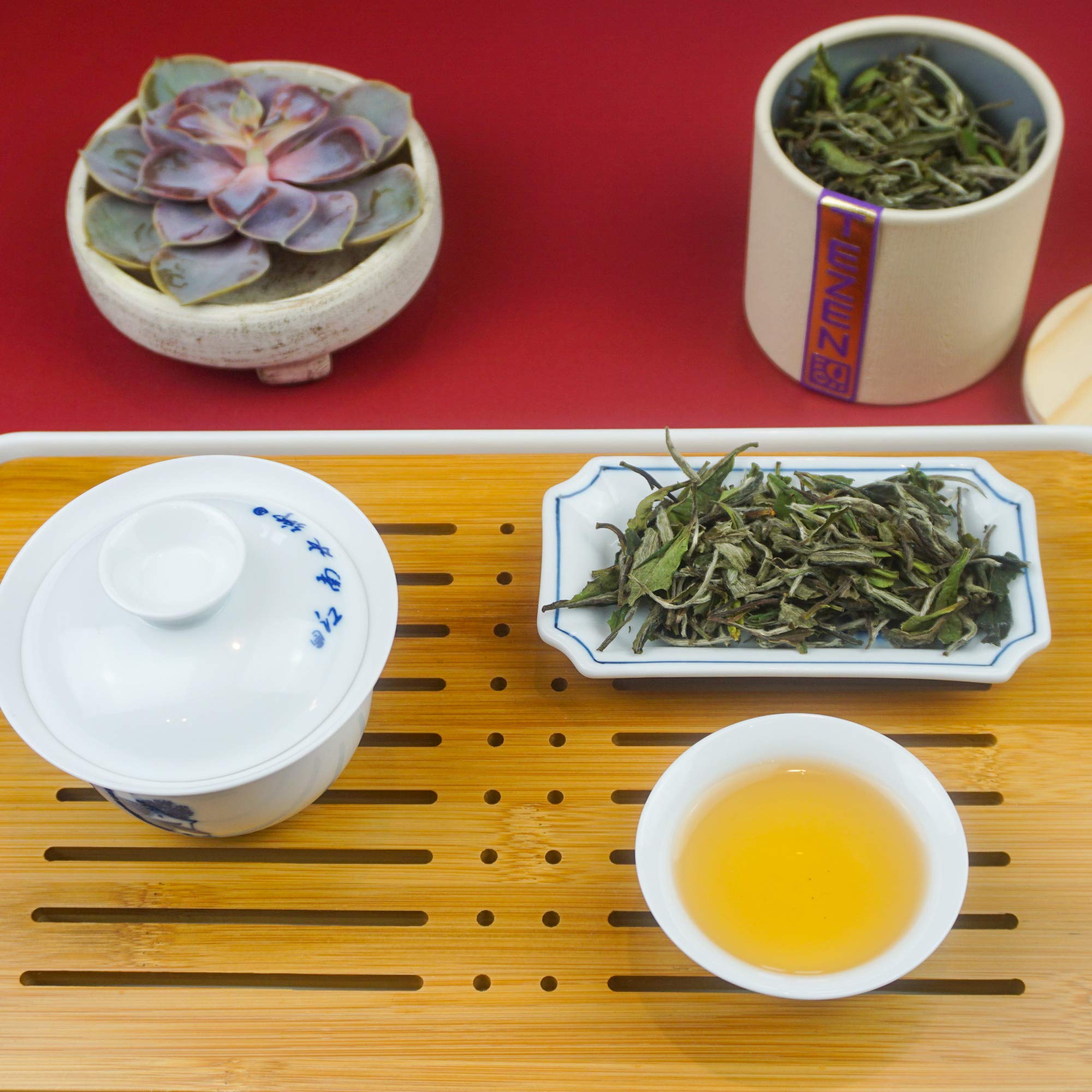 Bai Mu Dan Weißer Bio Tee aus China | Premium chinesischer Tee (Bio) aus Fuding, Fujian (80g)