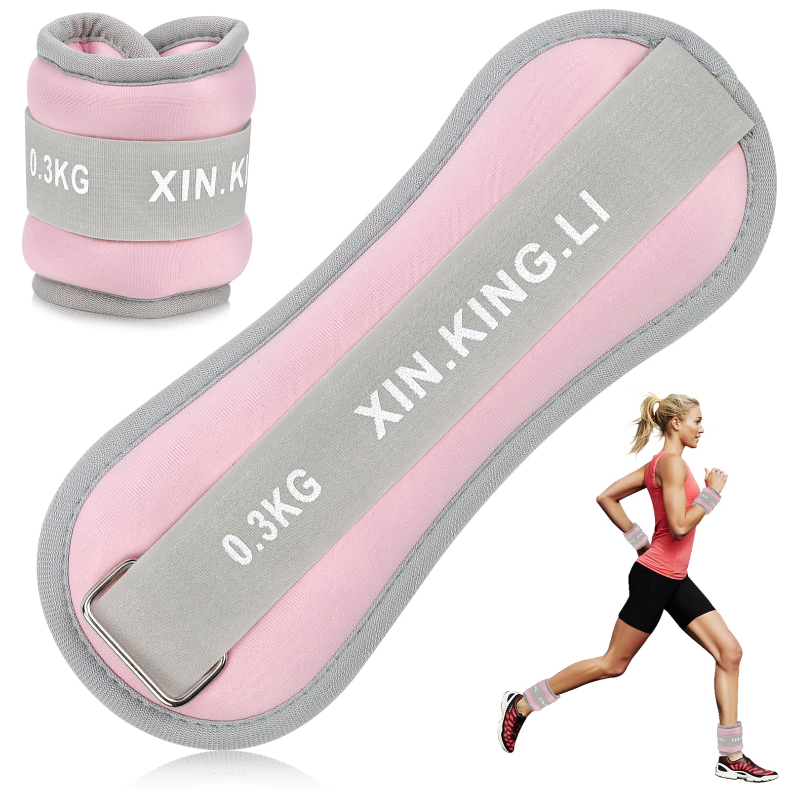 Sportneer Peso Alla Caviglia, Set Di Pesi Regolabili Alla Caviglia - Foto 3