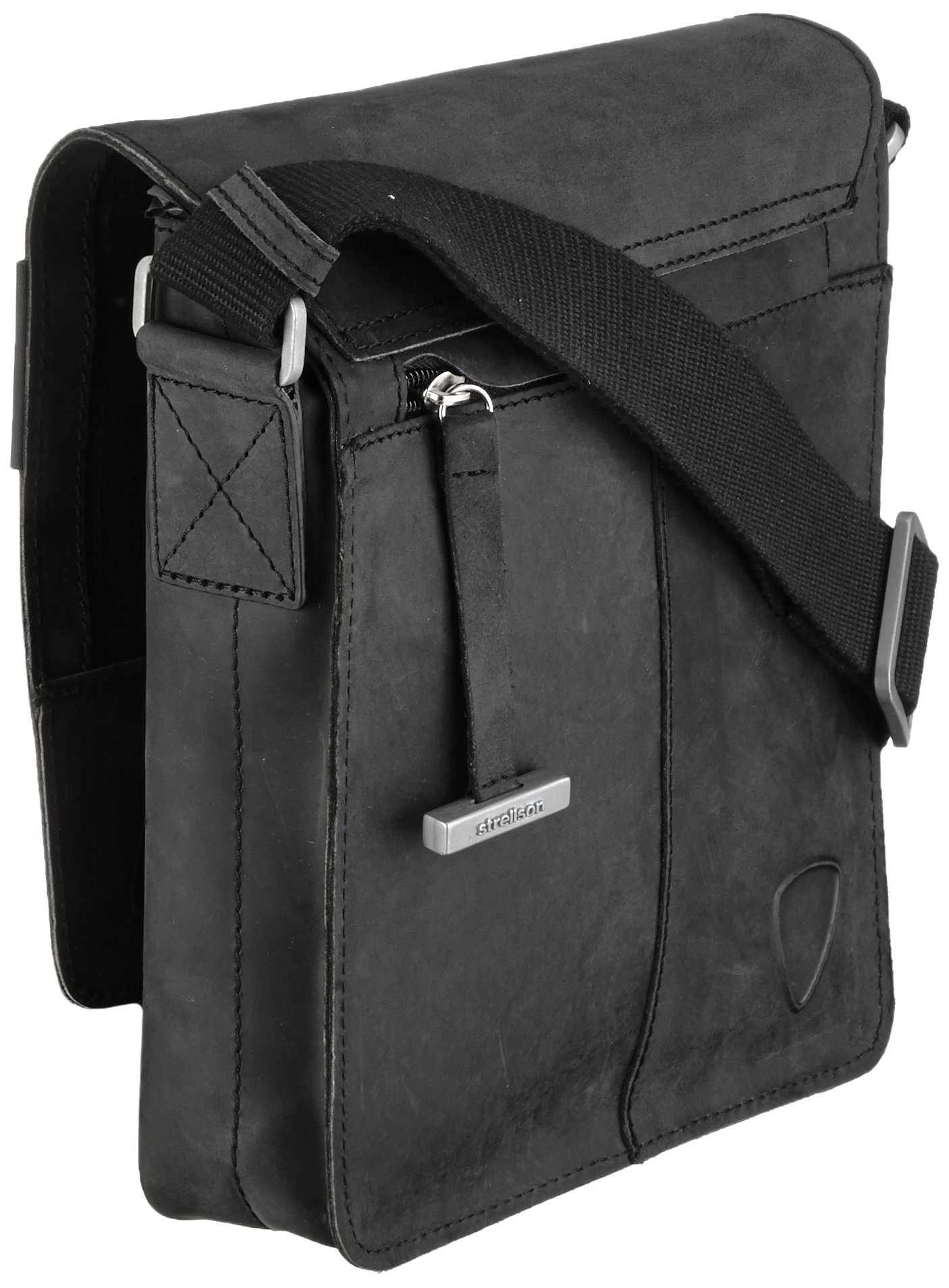 Strellson Herren Schultertasche Richmond Tasche aus Leder