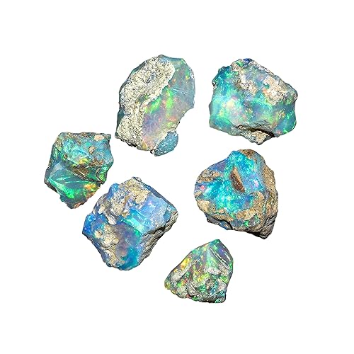 3pcs Genuine Ultra Fire AA+ Natural Raw Ethiopian Fire Opal Rough Gemstone, Chakra Healing Crystal, Rough Crystals and Gemstone, October Birthstone,