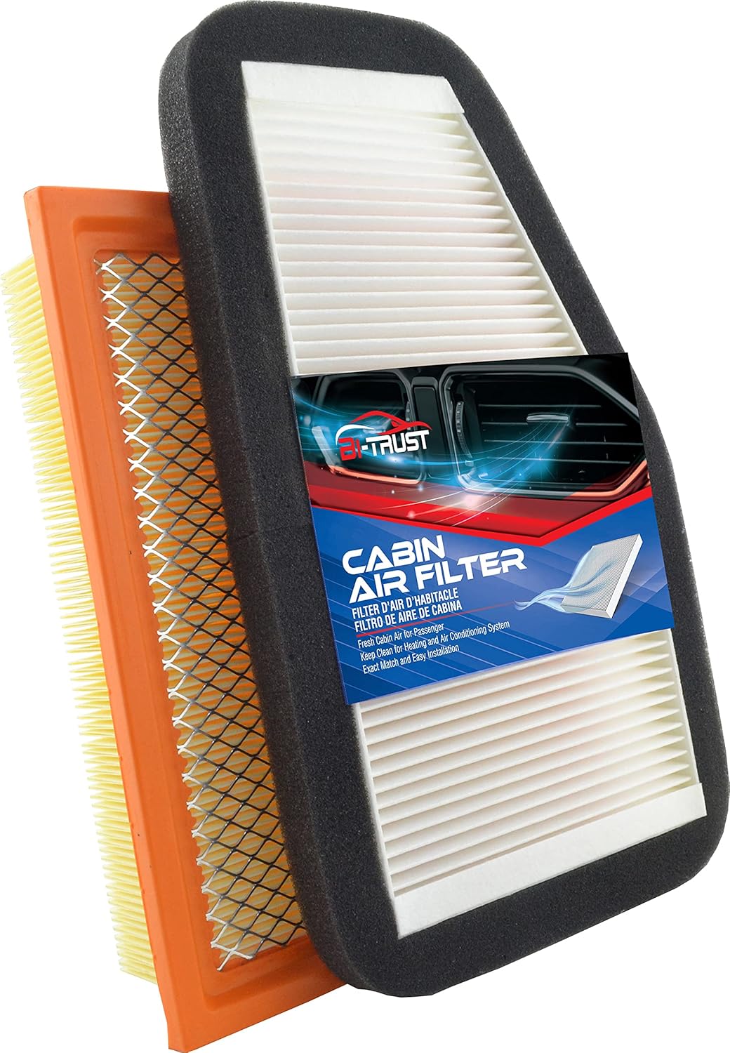 Engine Cabin Air Filter,Replacement for Ford Escape/Mazda Tribute/Mercury Mariner,2-Pack