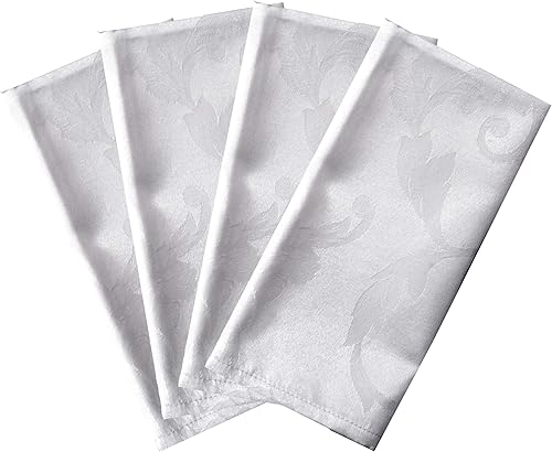 Miniatura 5 de Benson Mills Harmony - Mantel de tela de damasco tejida con pergaminos, para uso diario, fiestas, ocasiones especiales, bodas y vacaciones (52 x 70