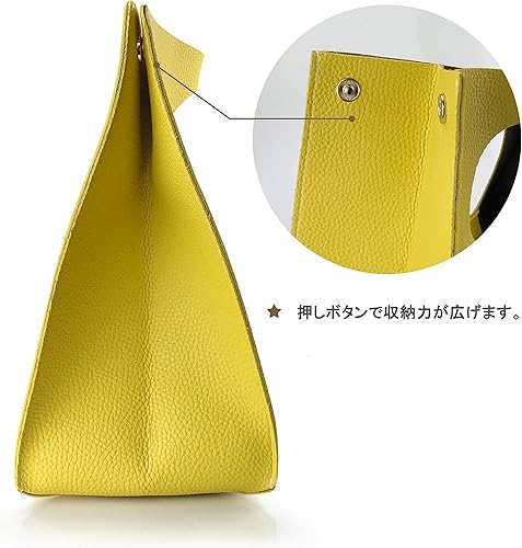 Miniatura 6 de Pequeña bolsa de mano Hoxis estilo Clutch, Tote, minimalista, retro, fabricada con piel sintética