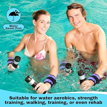 Hollowfly 2 Pairs Ankle Wrist Weights for Exercise