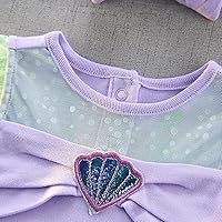 Vista 22 de Dressy Daisy Mameluco de princesa para disfraz de Halloween, cumpleaños, traje con diadema para bebé niña