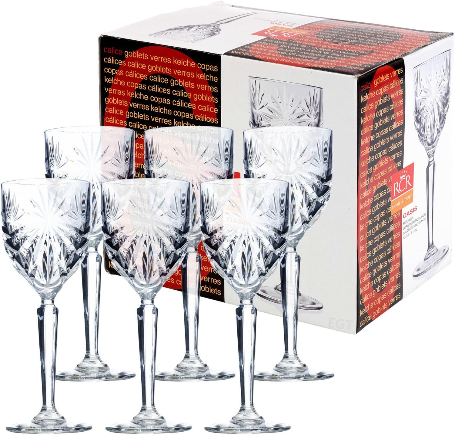 RCR 13.5cl Oasis Sherry Glasses x 6