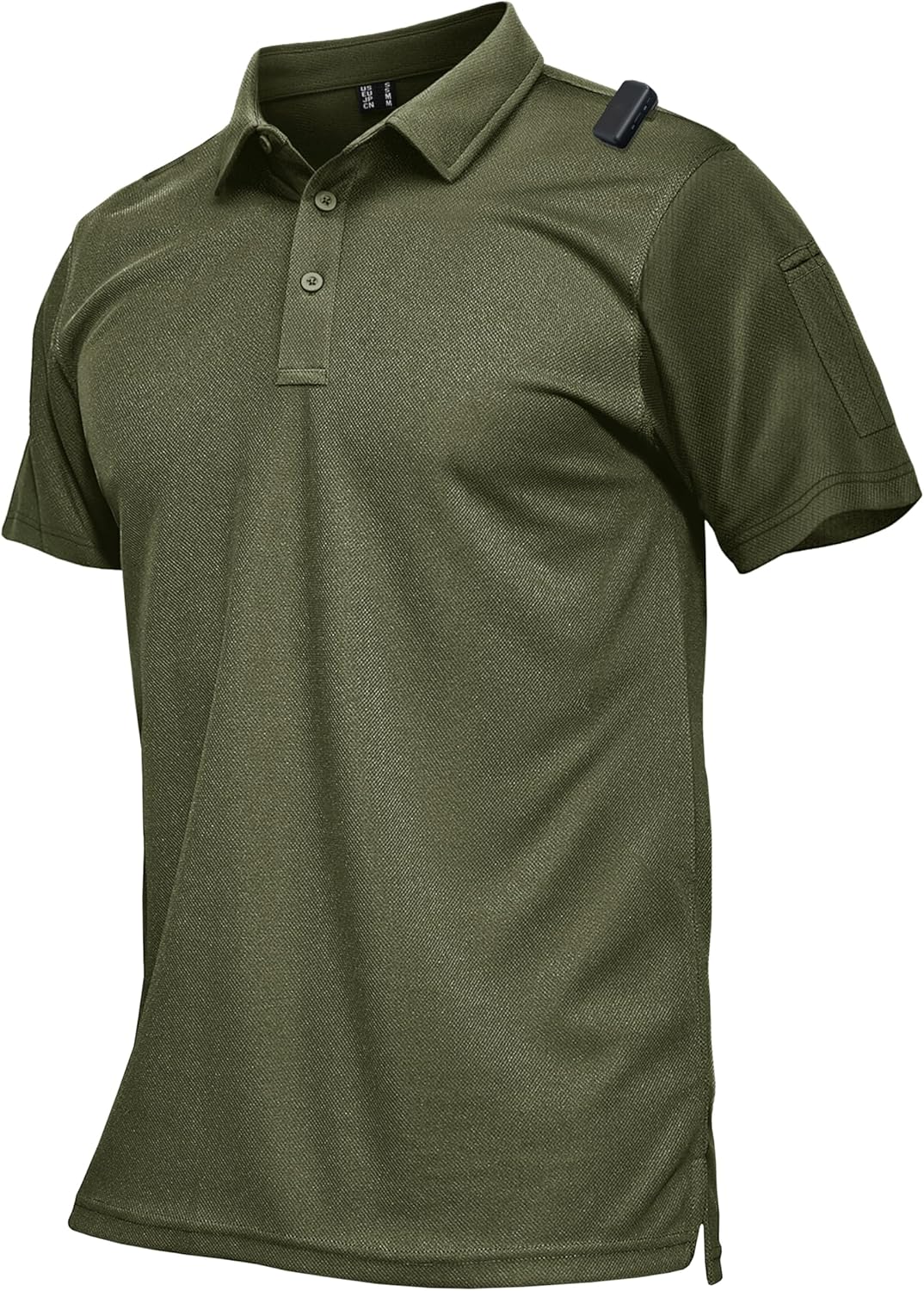 MAGCOMSEN Men's Polo Shirts Short Sleeve Quick Dry Performance Tactical Shirt UPF 50+ Work Golf Polos Collared Shirts