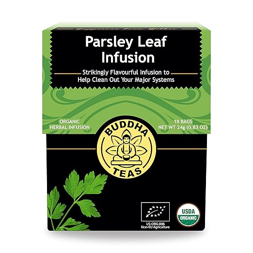Buddha Teas Organic Parsley Tea OU Kosher, USDA Organic