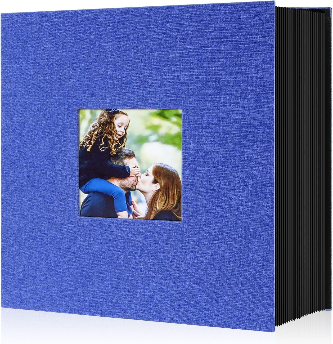Ywlake Photo Album 4x6 600 Pockets Photos, Linen Cover Large Picture Albums Holds 600 Horizontal and Vertical Photos Blue