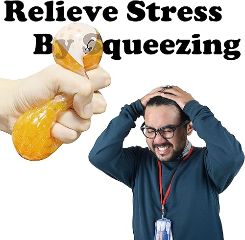 Miniatura 6 de Juguetes esponjosos Shiba Lnu naranja, bolas de estrés de animales para adultos (paquete de 1) bola antiestrés, juguetes para adultos, regalos de