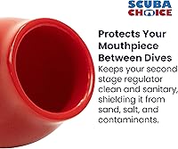 Vista 5 de Buceo Buceo Skum-Ball Regulador Boquilla Cubierta con Clip