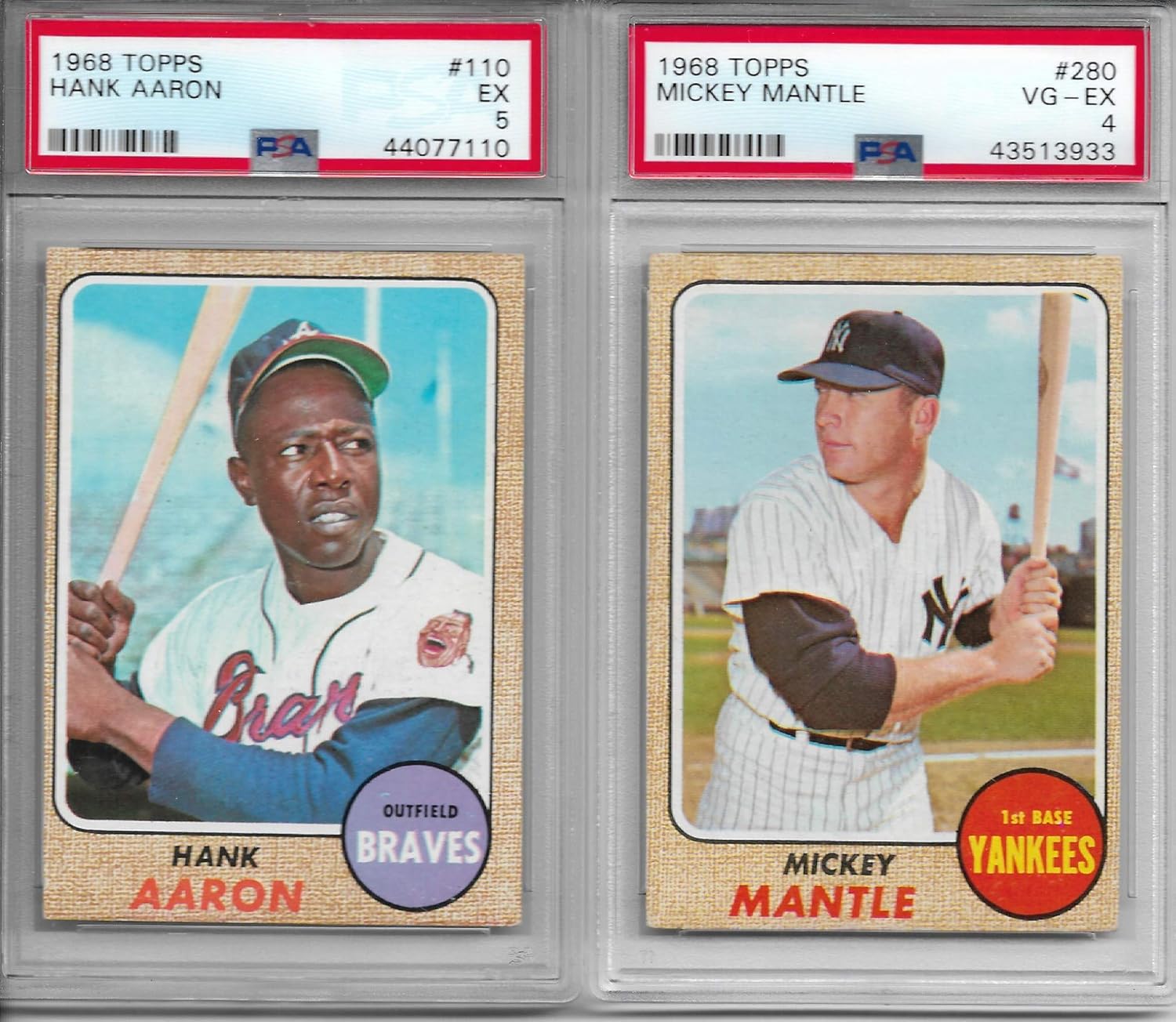 1968 Baseball Complete 598 Card Set