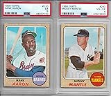 1968 Topps Baseball Complete 598 Card Set Ex Condition Nolan Ryan, Johnny Bench Rookies, Loaded with hall of famers Mickey Mantle, Willie Mays, Roberto Clemente, and many more