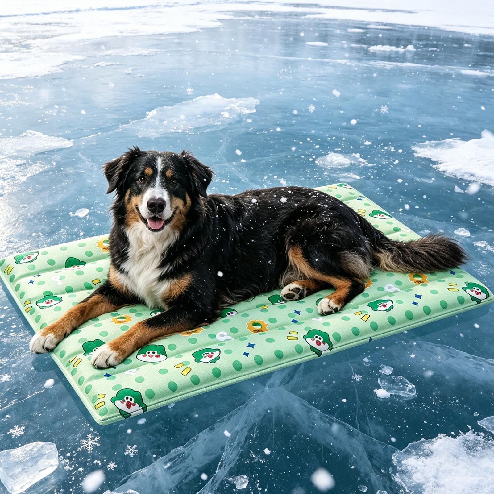 Tappetino Rinfrescante per Cani Cuscino in Gel Impermeabile Portatile | Tappetino Rinfrescante da Cane per Interni ed Esterni, , Caldo, Cuccioli, Gatti, Cuccia, Divano, Auto