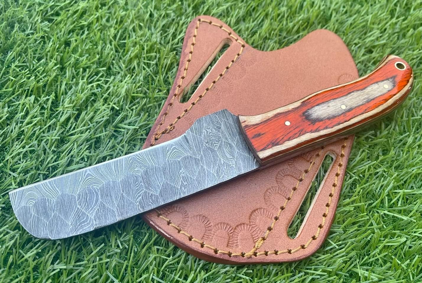 Buy Sagacity Hand Damascus Hunting Knife Cowboy Bull Cutter