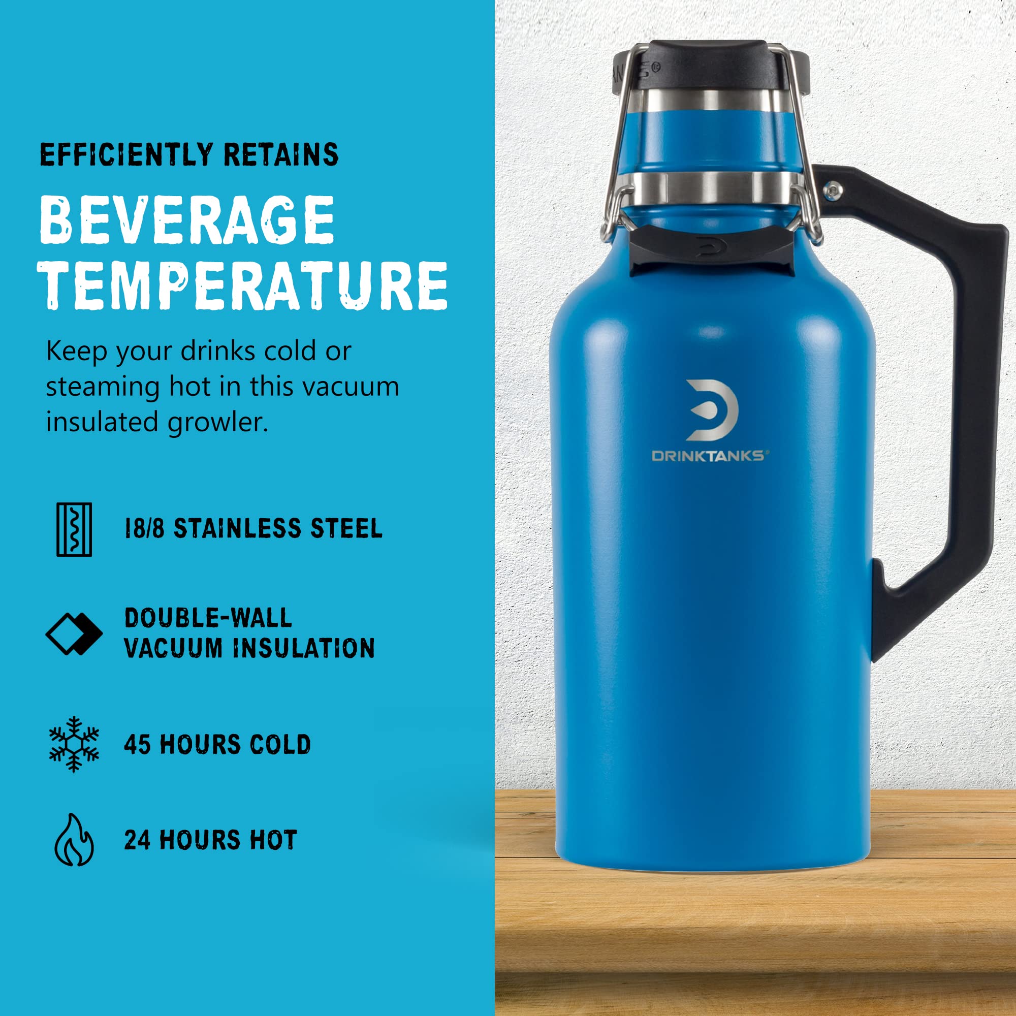 在庫有】DrinkTanks 128 oz GROWLER 3.8L サーバーフルセット その他