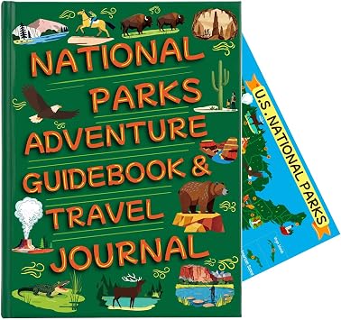National Parks Bucket List Adventure Guide & Journal National Park Map,Travel Planner, Passport Stamp Book & Scrapbook for USA Park Lovers Gift