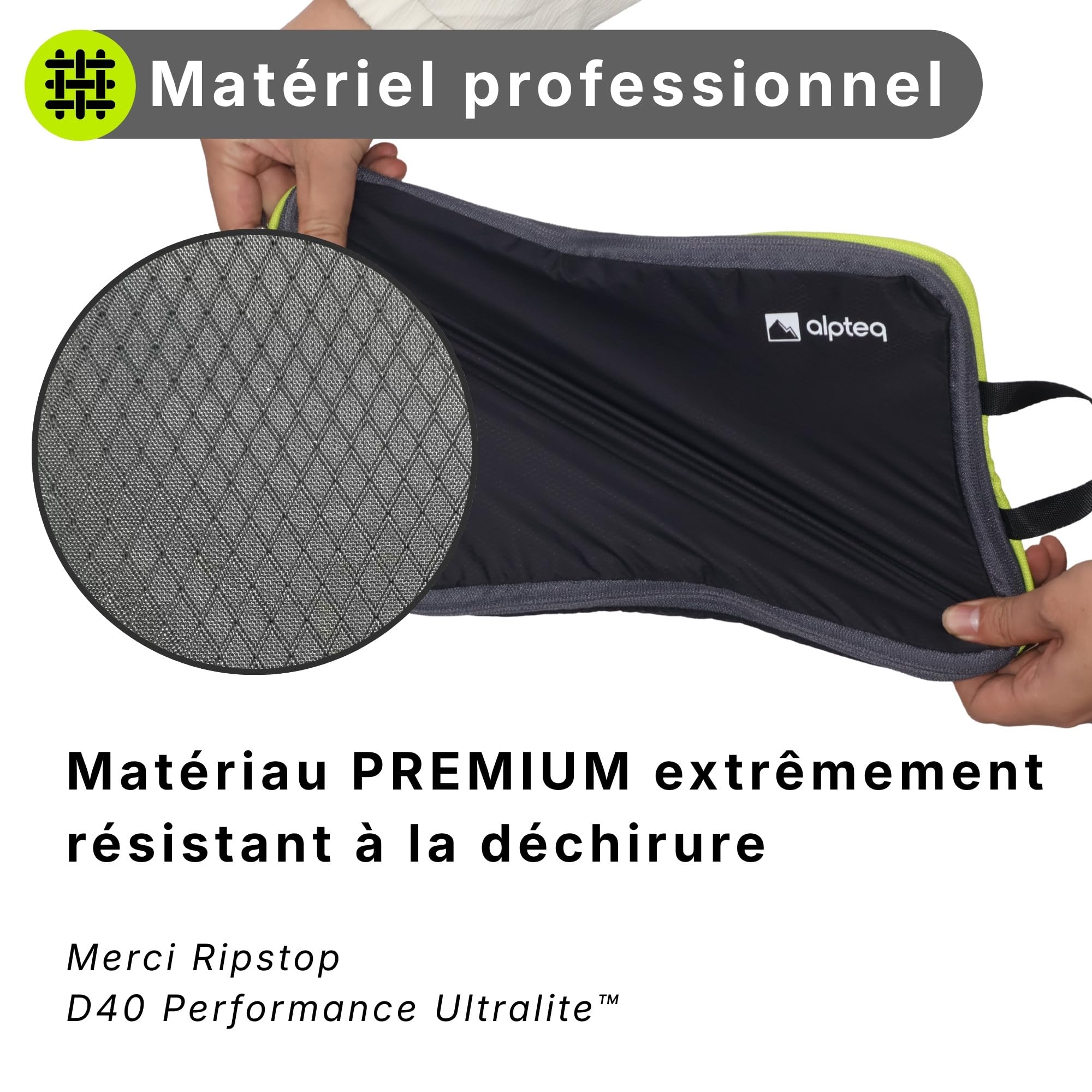 Lot de 5 sacs de rangement professionnels avec compression - Ultra légers - En tissu imperméable - Pour voyage et sac à dos