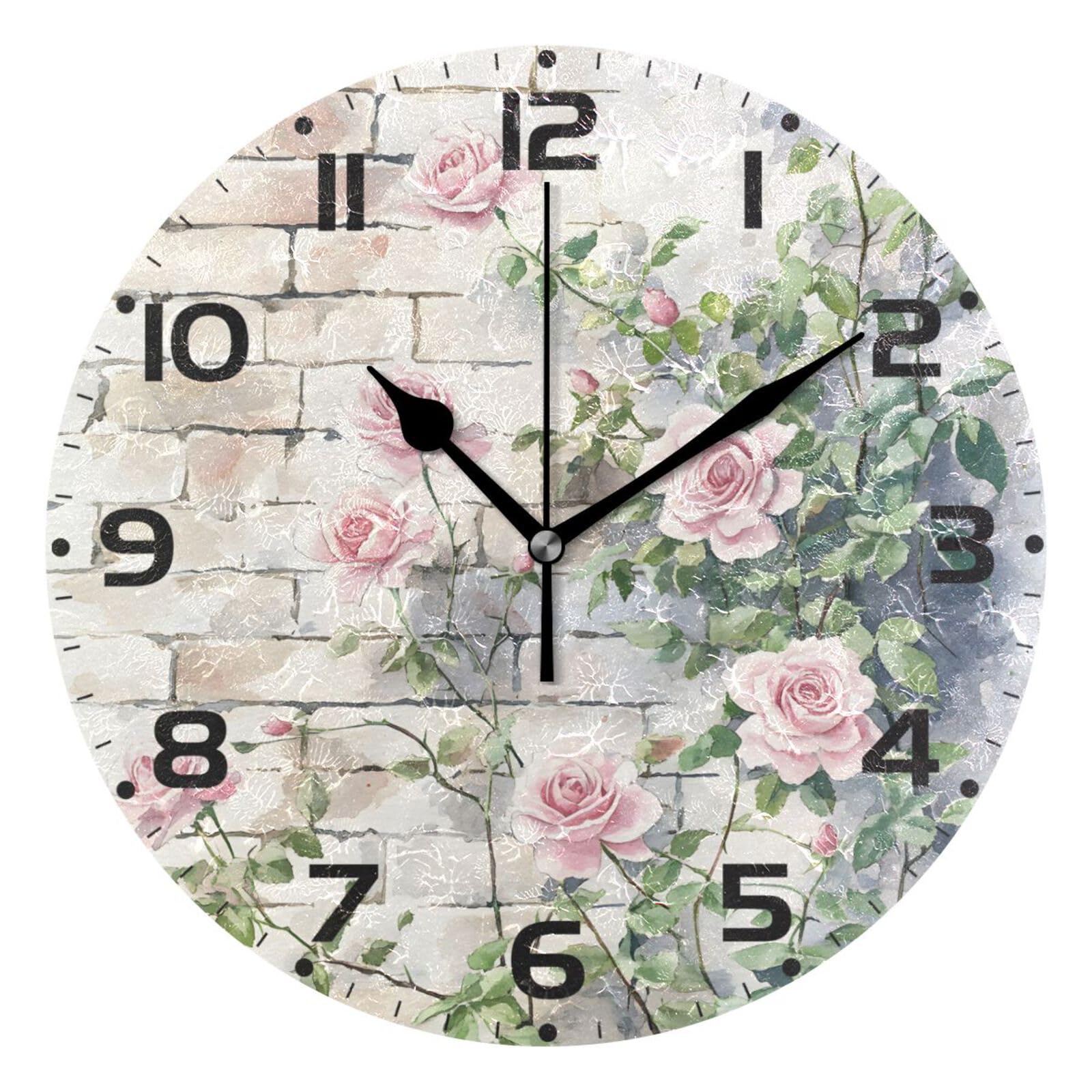 Horloge silencieuse enfant pour stopper le tic-tac nocturne dans la chambre 25 cm