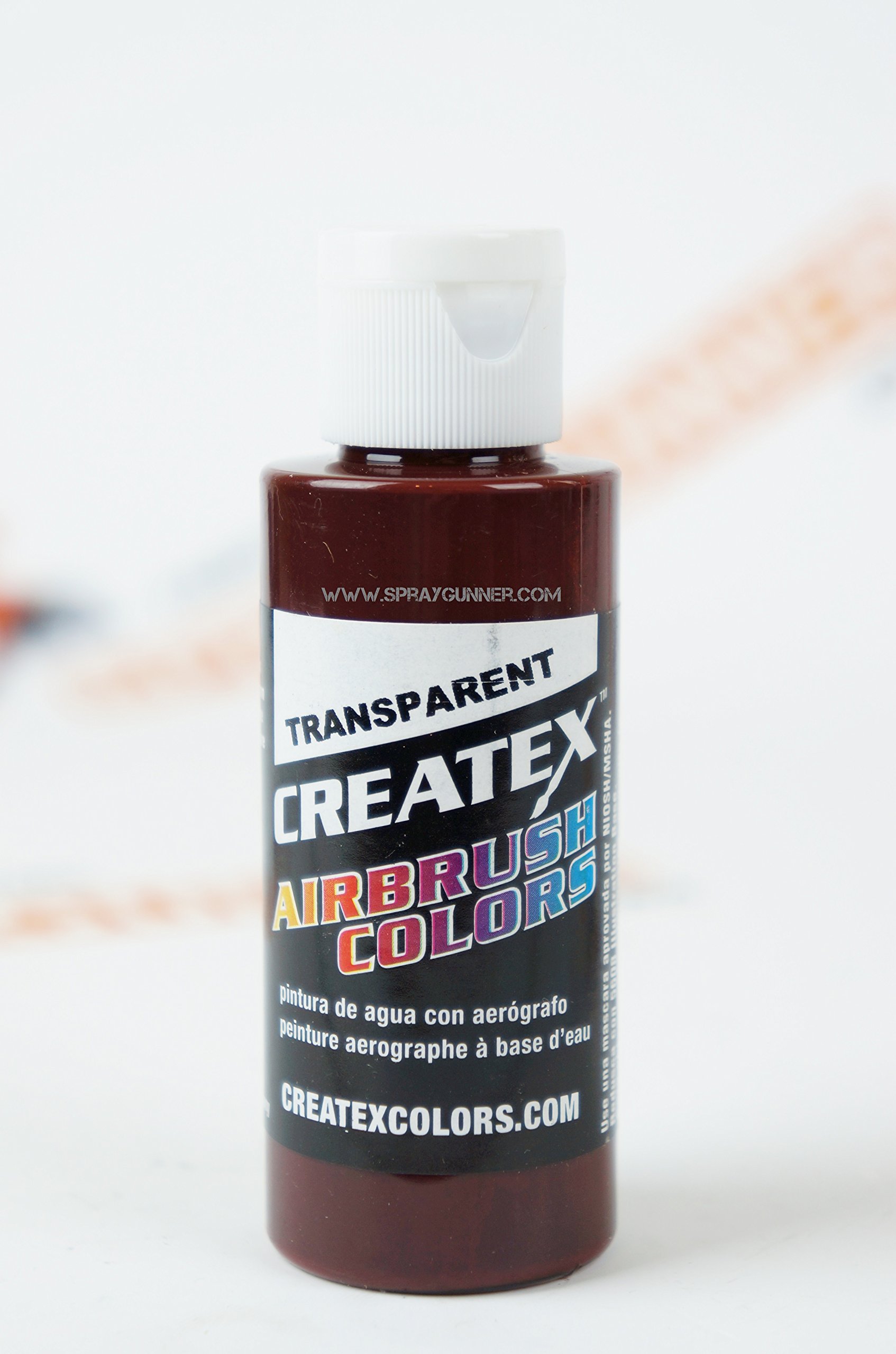 Airbrush Colors Createx 5136 Transparent Red Oxide 2oz. Paint. by SprayGunner