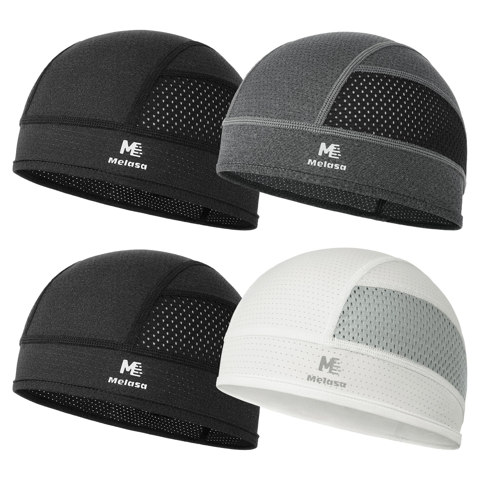 MELASA Cooling Breathable Sweat-Wicking Skull Cap