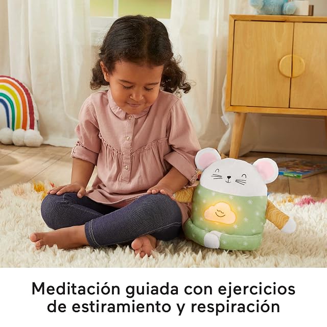 Foto 4 de 6 de Fisher-Price Ratoncito medita Conmigo Peluche con Luces relajantes, Ayuda a Dormir