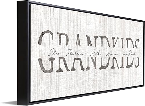 Vista 71 de Personal-Prints Arte personalizado para mamá y niños, personalizado con todos los nombres de los niños, regalo único y personalizado para el día