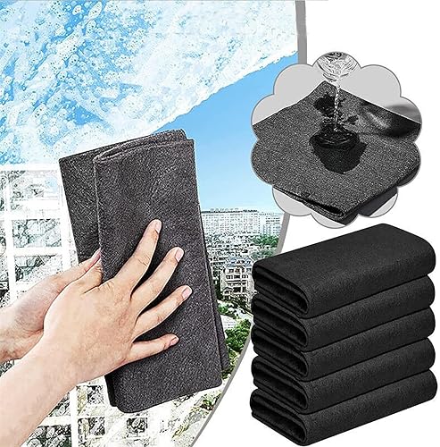Paño de limpieza de microfibra, 5 piezas, nailon, cuadrado, pequeño, casual, con bordes, inalámbrico, lavable a máquina