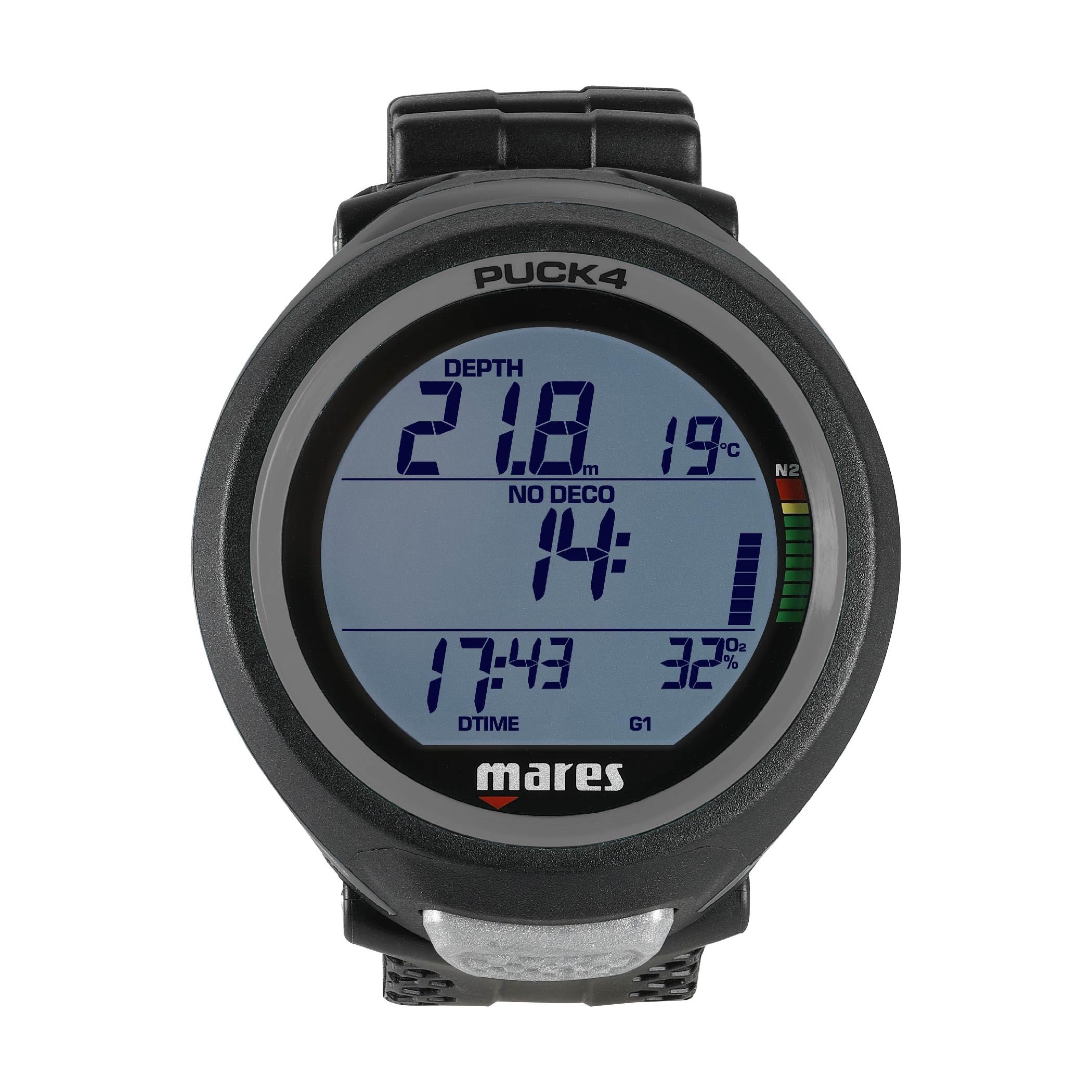Mares Dive Computer Puck 4 (Black Black)