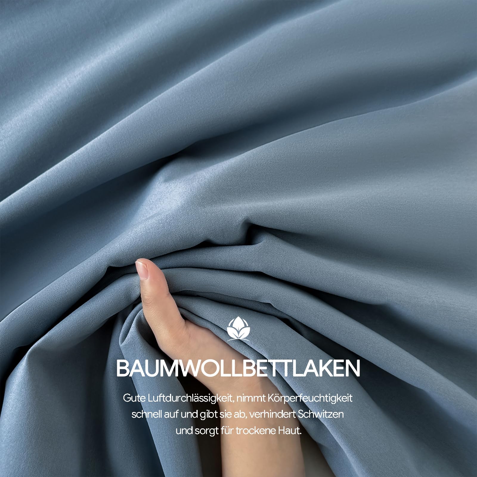 Bettlaken 245x270cm Extra großes Bettlaken | Baumwolle,Beige,Einfarbig,Ganzjahres,Weich & atmungsaktiv,mit 2 x Kissenbezug von 50 x 75 cm