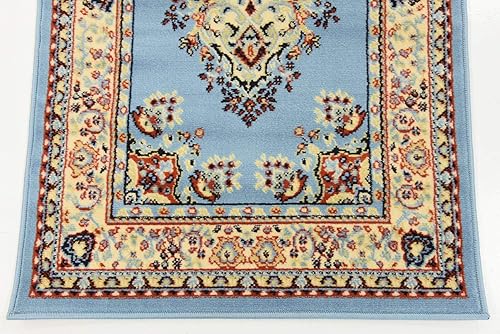 Vista 679 de Unique Loom Reza Collection- Alfombra, Polipropileno, Marrón Marrón/ marfil